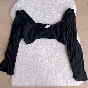 FOREVER 21 Black Crop Top